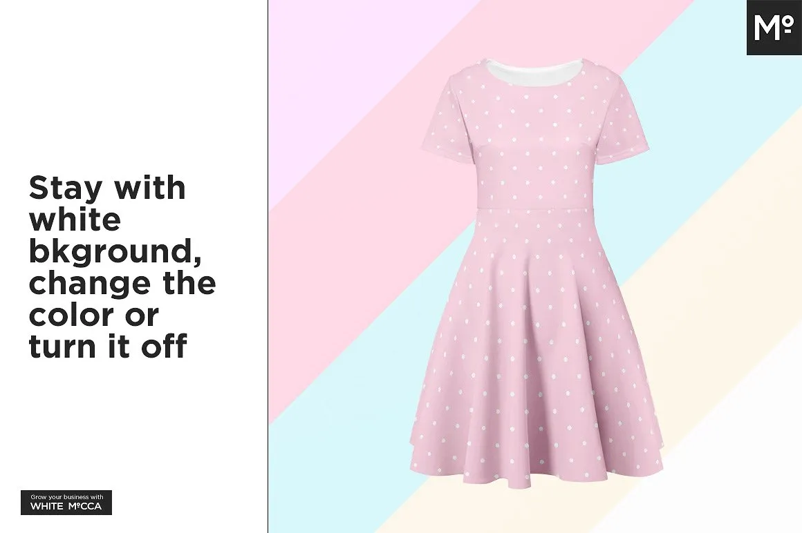 连衣裙女装样机展示模型mockups插图(5)