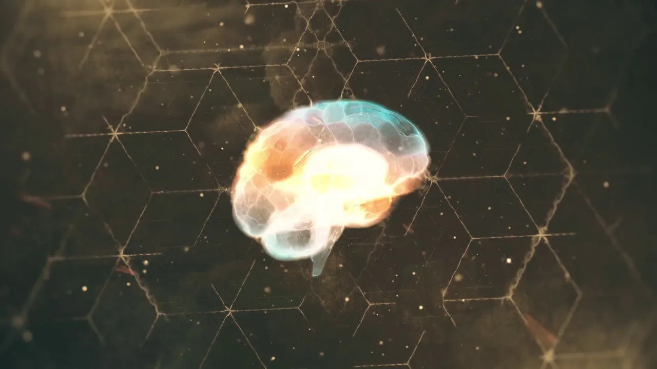 科技感人工智能头脑Logo动画像素设计精选AE模板