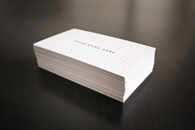 15种视角企业名片设计效果图素材库精选模板 Business Cards Mock-ups Bundle插图(1)