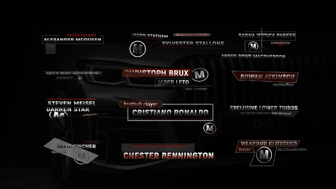 低三分之二的漂亮外观集合像素设计精选AE模板