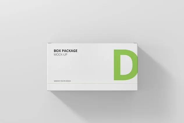 高品质宽矩形包装盒外观设计样机 Package Box Mock-Up – Wide Rectangle插图(7)