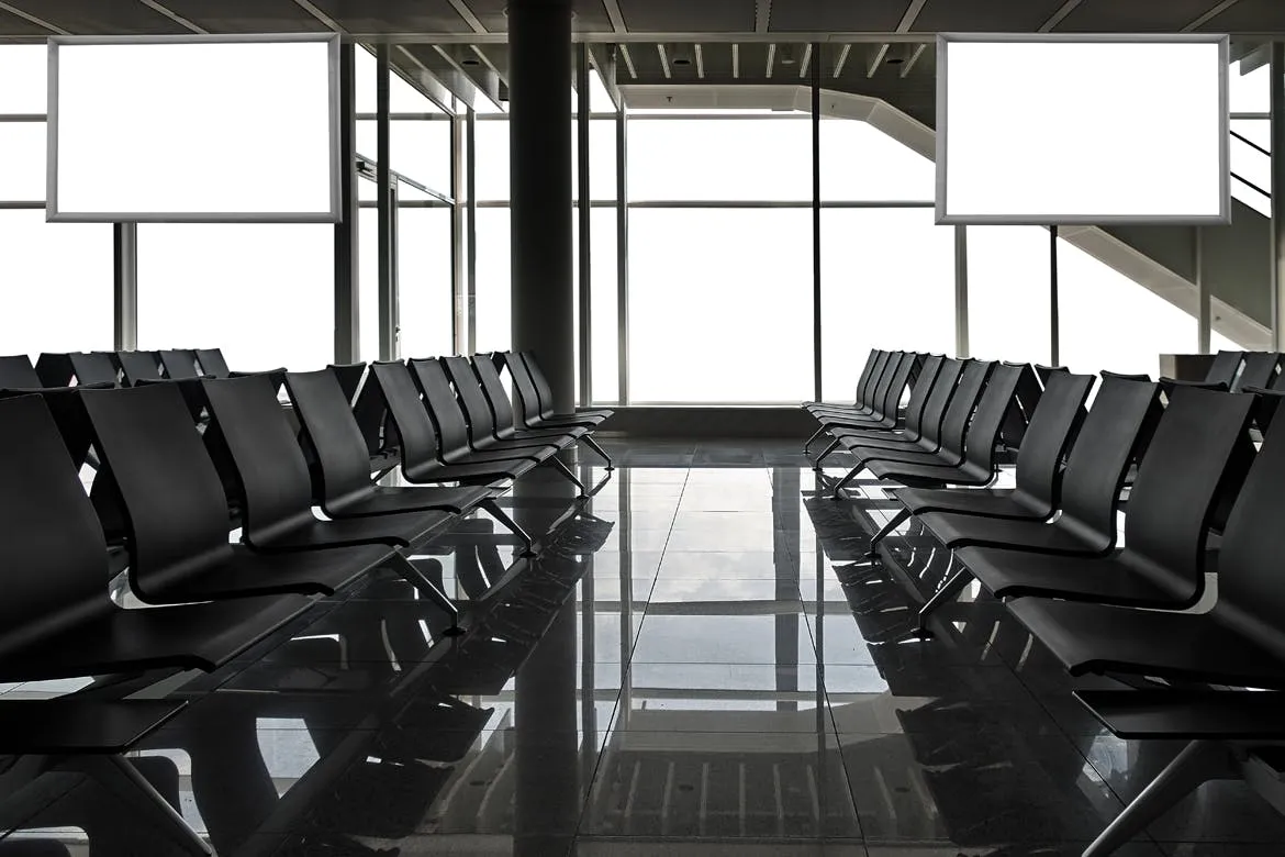 机场航站楼电视屏幕广告设计效果图样机素材库精选v01 Airport_Terminal-01插图(3)