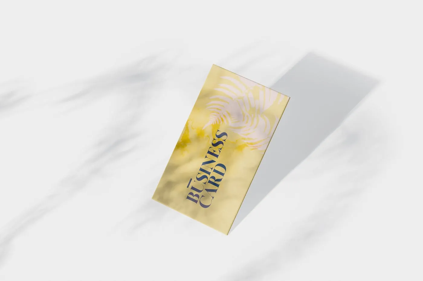 企业名片侧立面效果图样机模板 Business Card Stack Mockup in 90×50 Format插图(2)