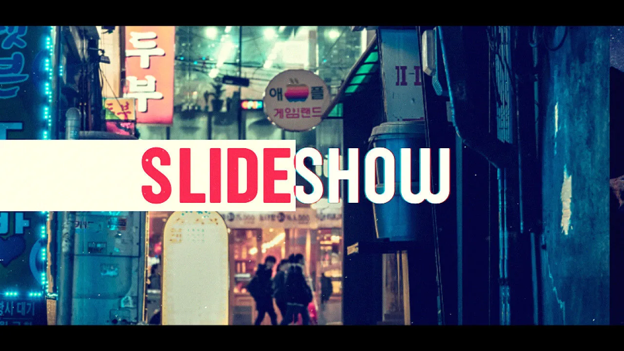 时尚设计照片幻灯片展示像素设计精选AE模板