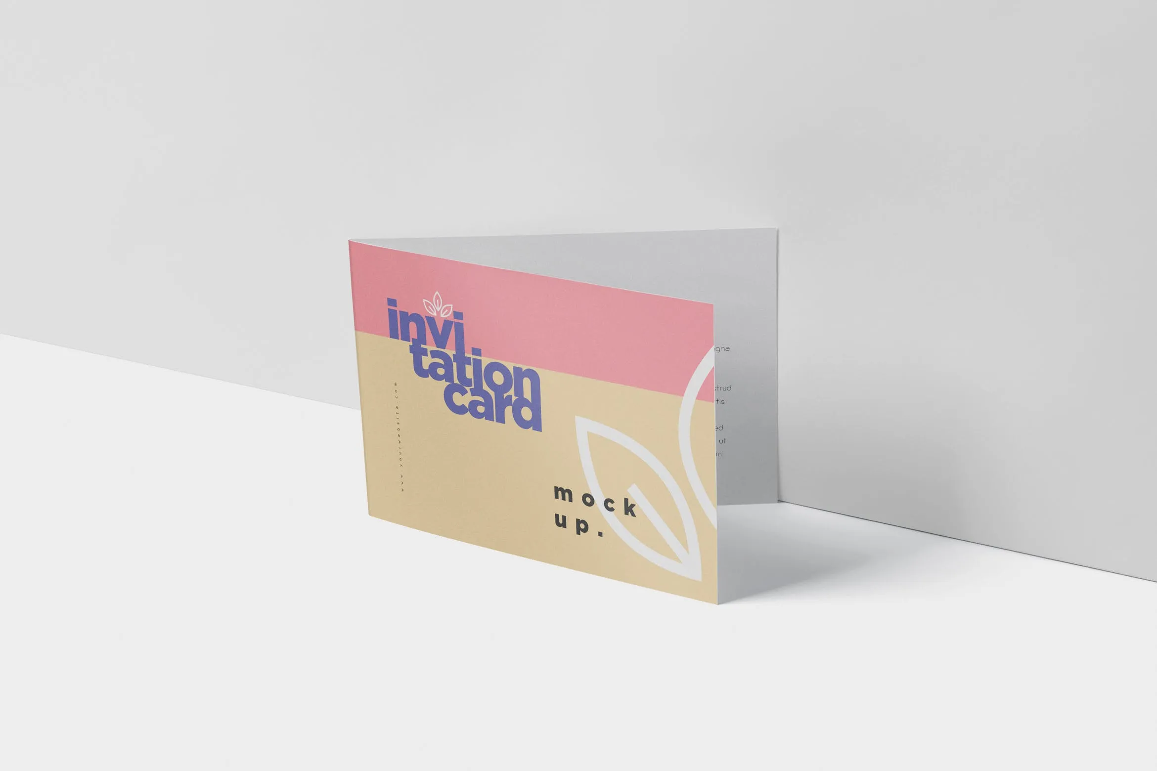 创意邀请卡/邀请函设计图样机像素设计精选 Invitation Card Mock-Up Set