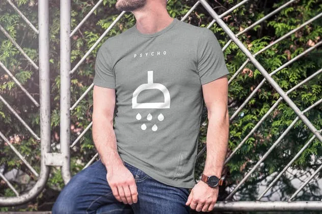 欧美模特T恤上身效果样机模板4 T-Shirt Mock-up 4插图(7)