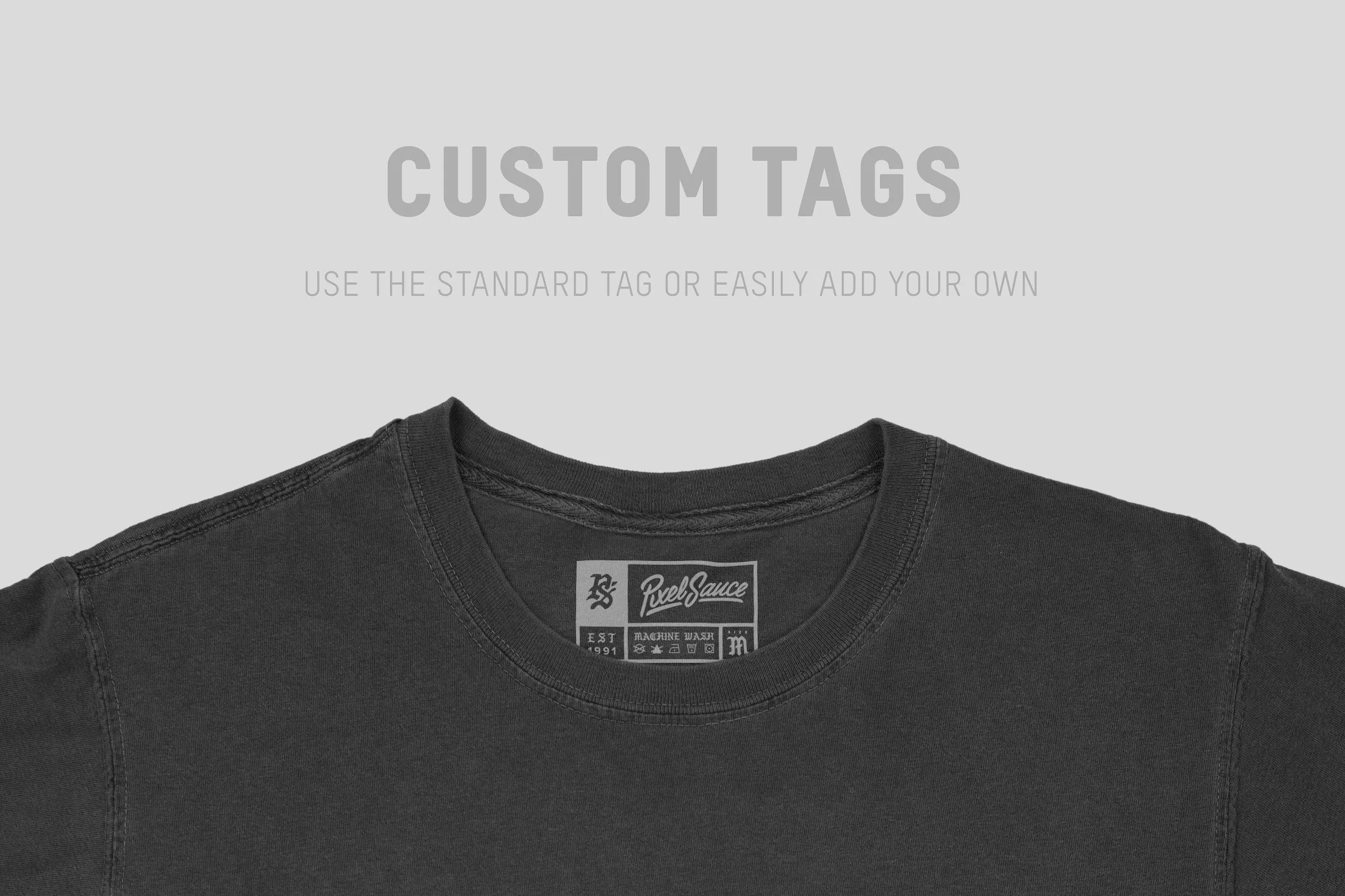 舒适的男士圆领T恤服装样机 Comfort Colors 6030 Adult Pocket Tee插图(6)