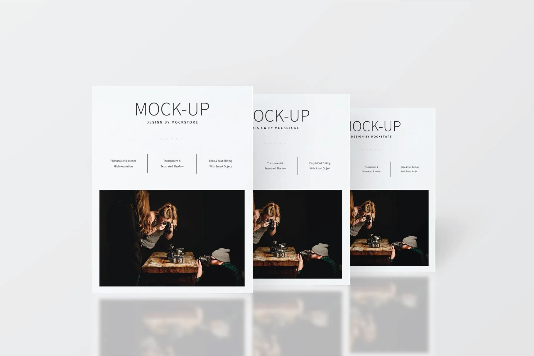 美国信纸大小的海报展示样机下载 US Letter Flyer Mock-Up [psd]插图(7)