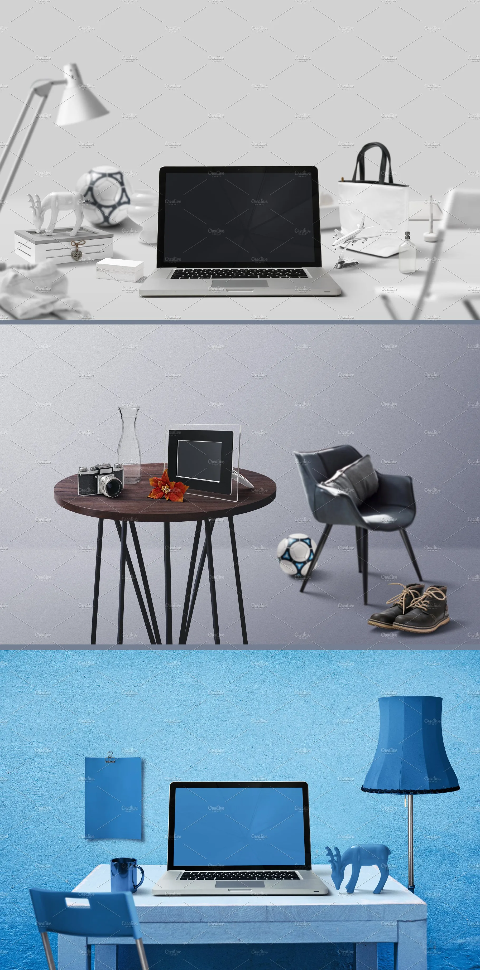 高品质的工作空间元素展示模型Mockup下载 2.24 GB [psd,png,jpg]插图(6)