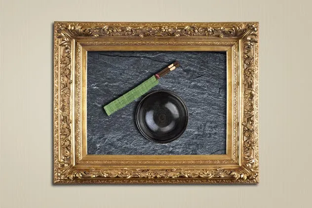 复古奢华金色边框画框样机V2 Antique Golden Frame Mockup 02插图(4)