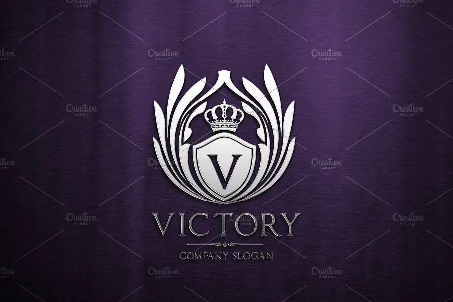 奢华金色&银色风格Logo标志样机v1 Logo Mock-Up V1插图(2)