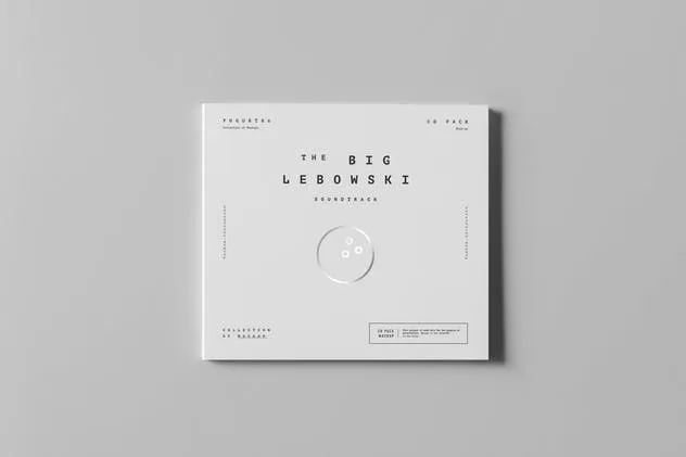 音乐CD盒子外观设计样机 CD Pack Mock-up插图(9)