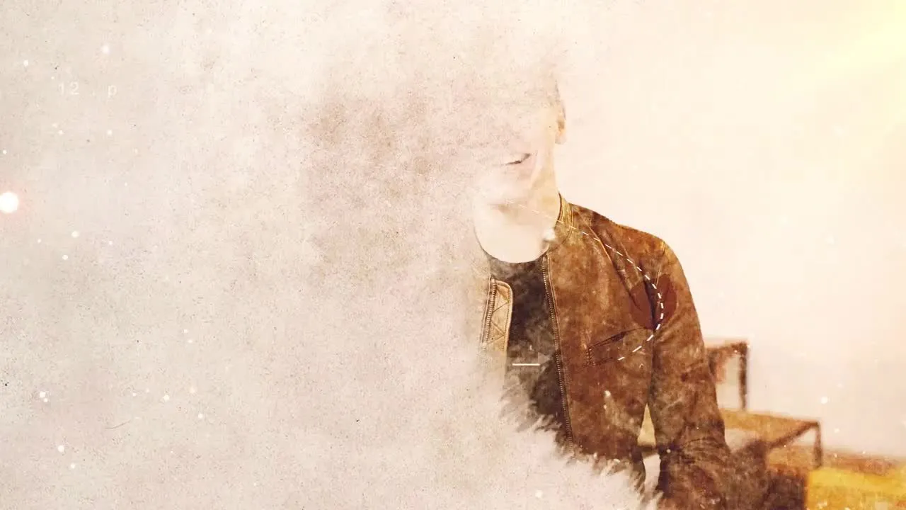 墨水停止帧预告片像素设计精选AE模板