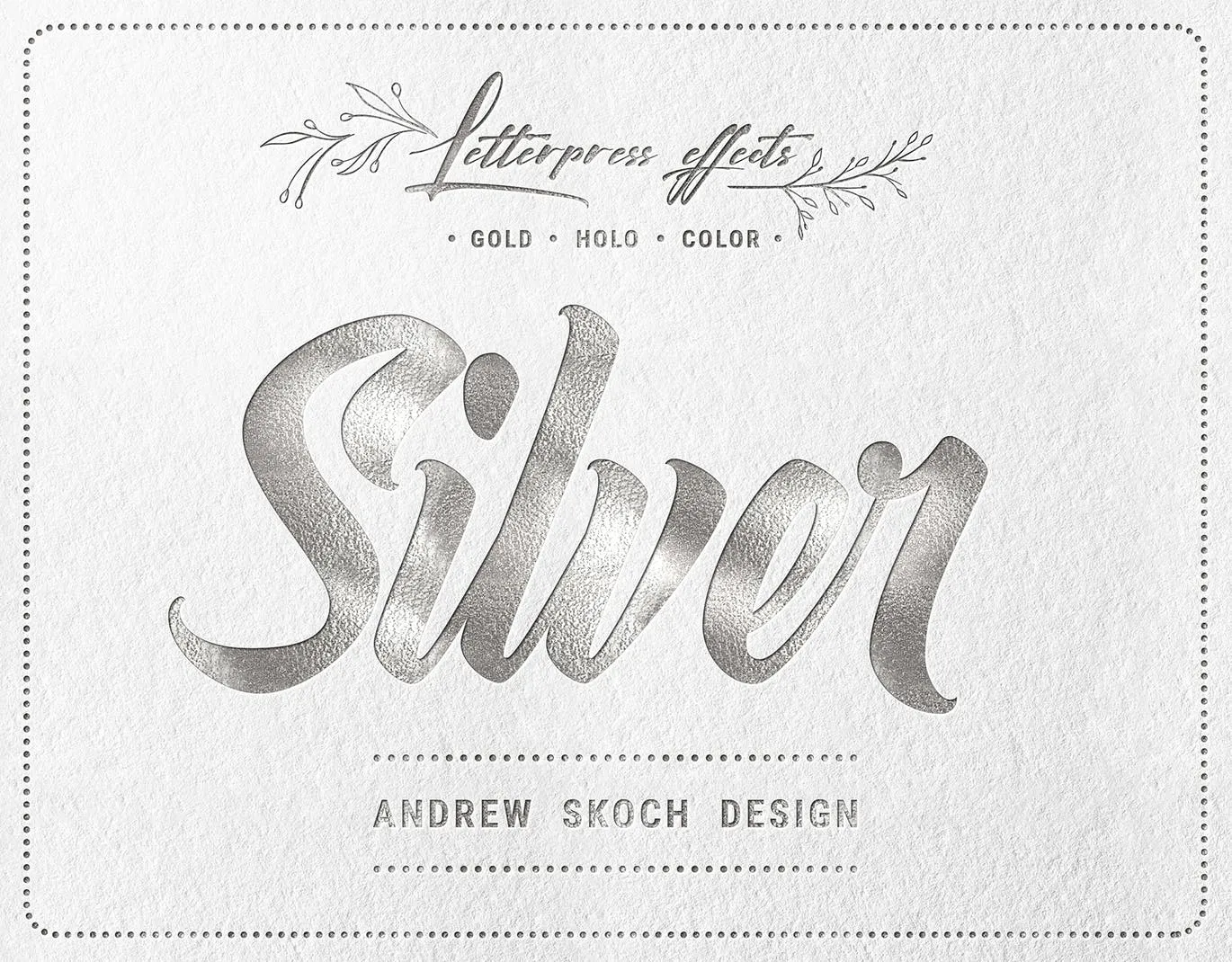 凸版印刷设计风格文本&Logo设计预览样机PSD模板 Letterpress – Text & Logo PSD Mockups插图(3)