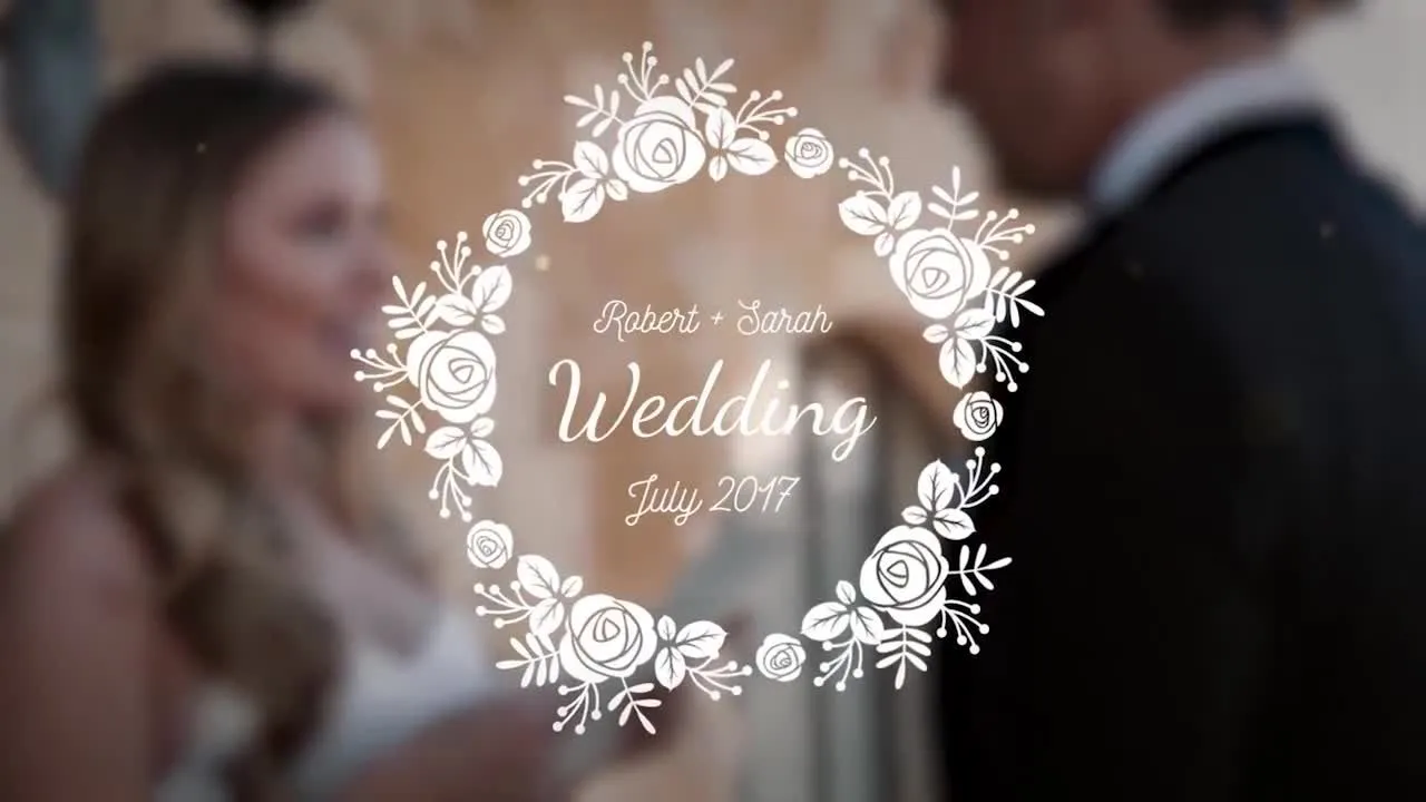 优雅难忘的婚礼标题像素设计精选AE模板