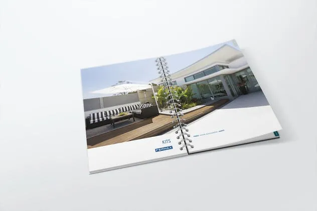 活页装订记事本/目录册样机 Spiral Bound Book / Catalogue Mockups 2插图(5)