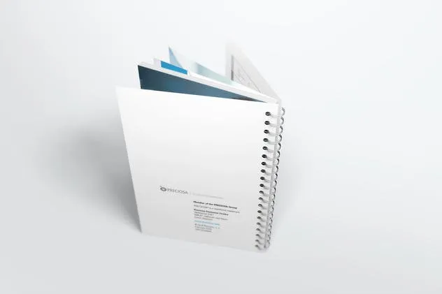 活页装订记事本/目录册样机 Spiral Bound Book / Catalogue Mockups 2插图(8)