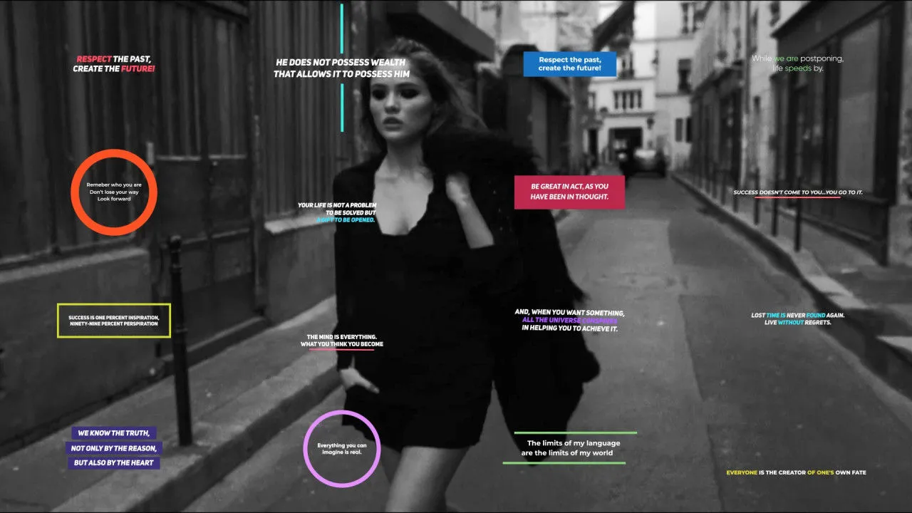 社交媒体标题放大器像素设计精选AE模板