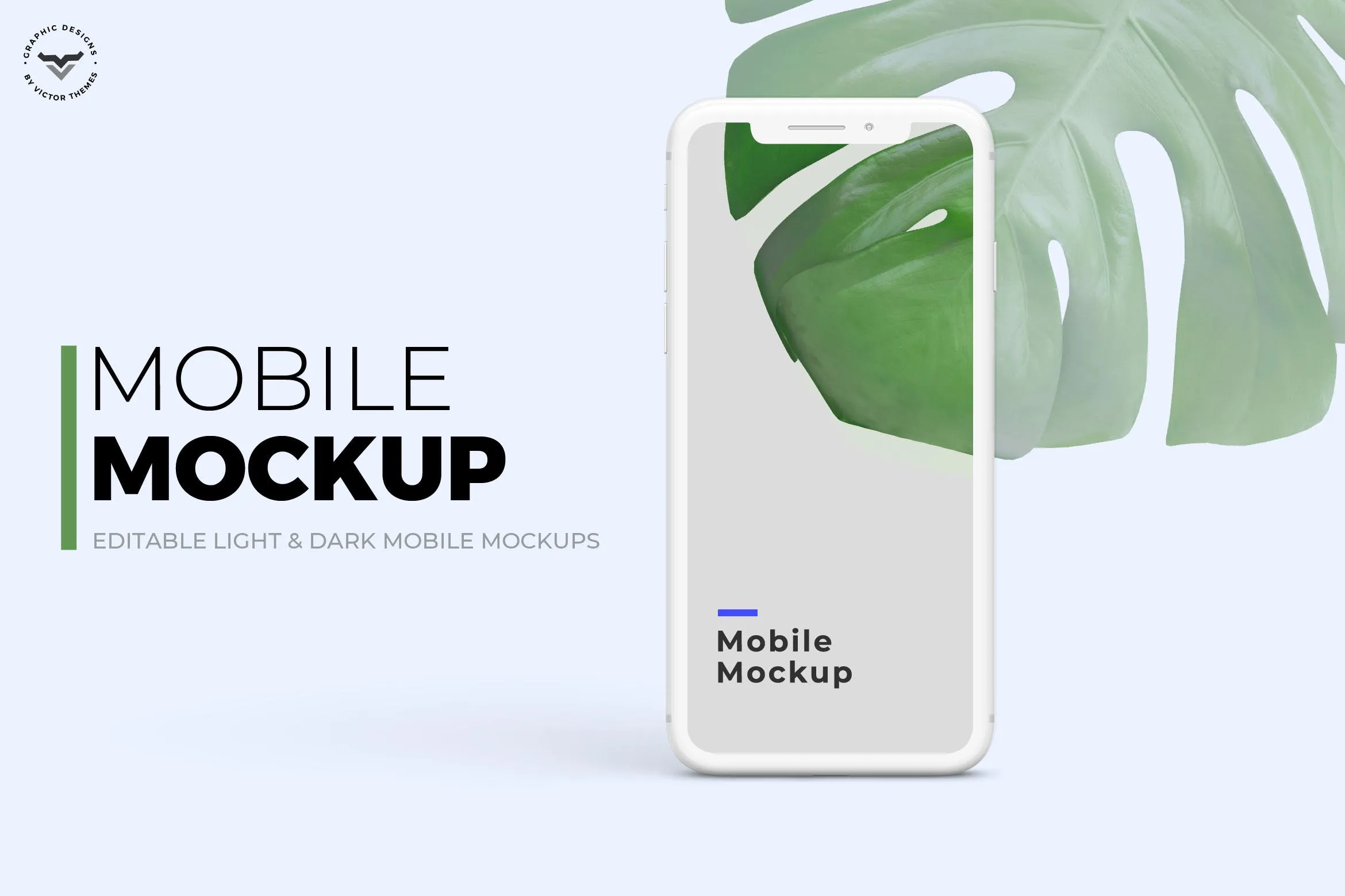 iPhone刘海屏手机屏幕演示像素设计精选样机模板 Mobile Mockups