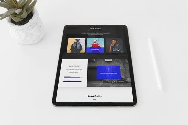 真实场景iPad Pro(第三代)设备样机展示模板 10 iPad Pro (3rd Generation) Mockups插图(3)