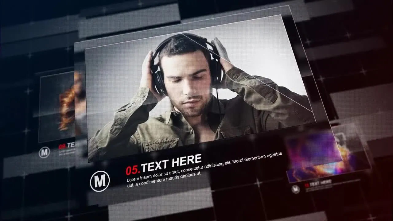 活动视频和宣传片像素设计精选AE模板