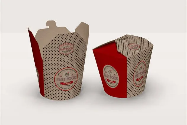 外带快餐包装样机套装Vol.9 Fast Food Boxes Vol.9: Take Out Packaging Mockups插图(8)