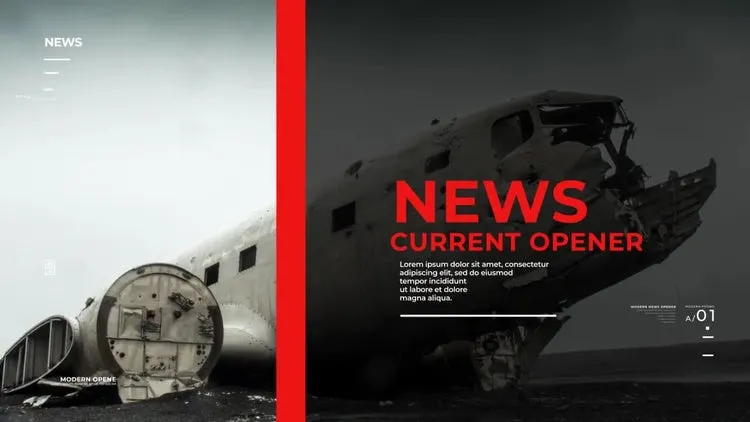 新闻开场白像素设计精选AE模板