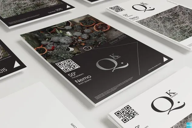 多视角海报传单样机 A4/A5 Poster-Flyer Mockups插图(5)