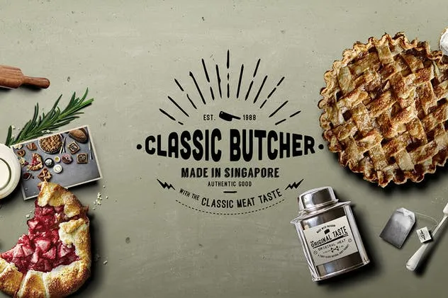 咖啡面包店巨无霸广告场景设计素材 Cafe Ingredients Hero Image插图(3)