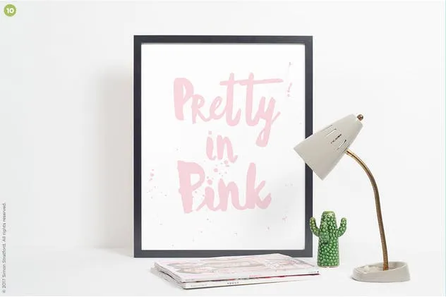 10款简约现代的画框展示样机模板 10 Picture Frame mockups插图(4)