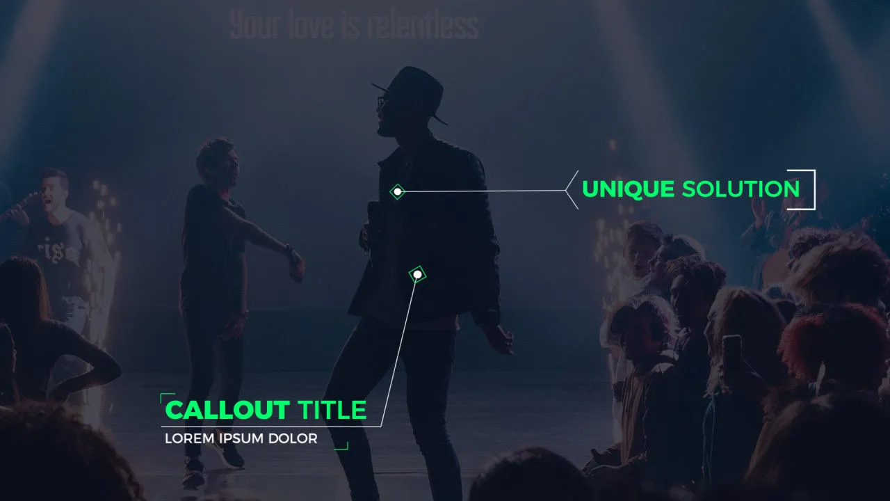 12个全屏动画现代标注标题像素设计精选AE模板