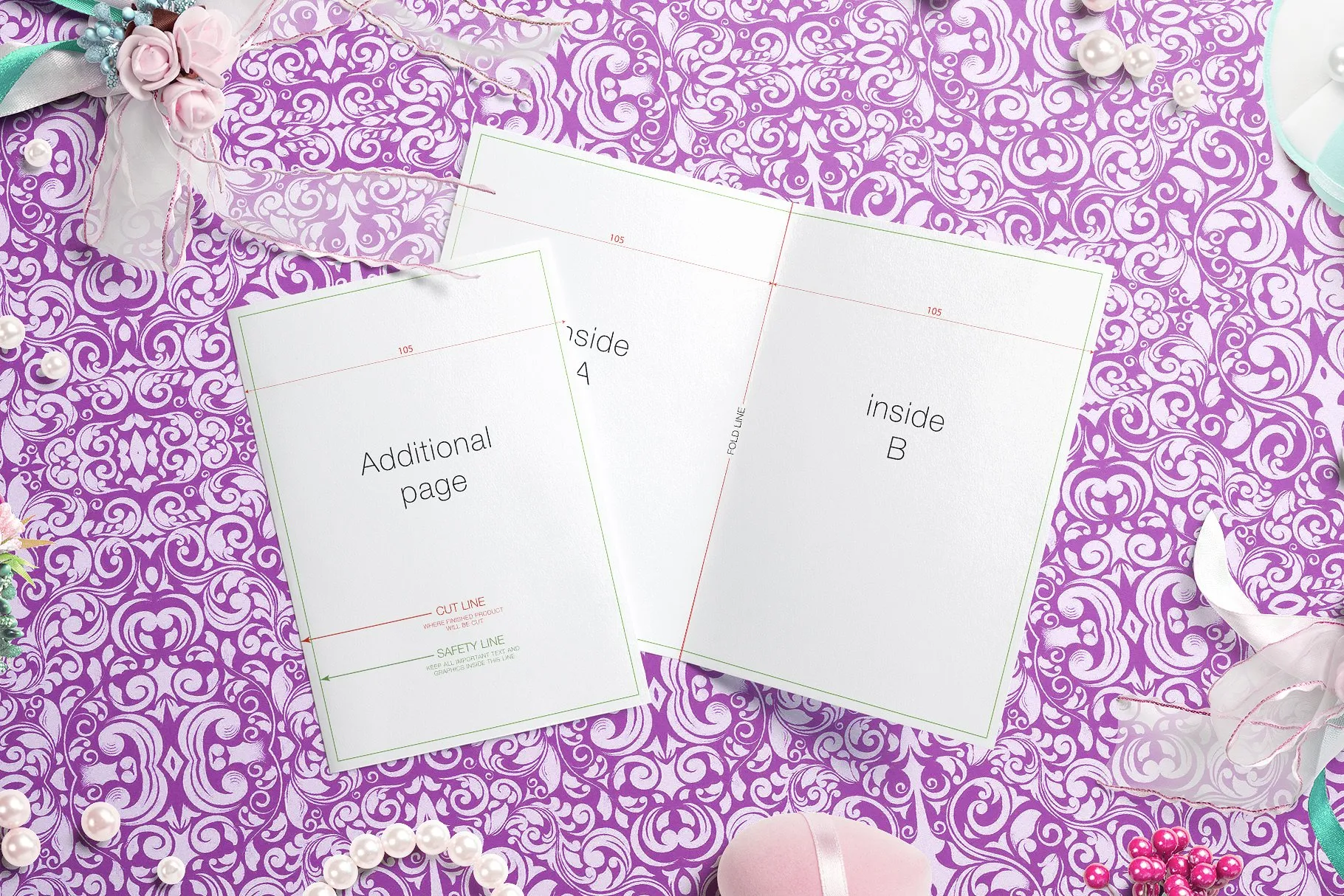 婚礼邀请卡样机模板[1.8GB] Wedding Greeting Cards mockups v.2插图(6)