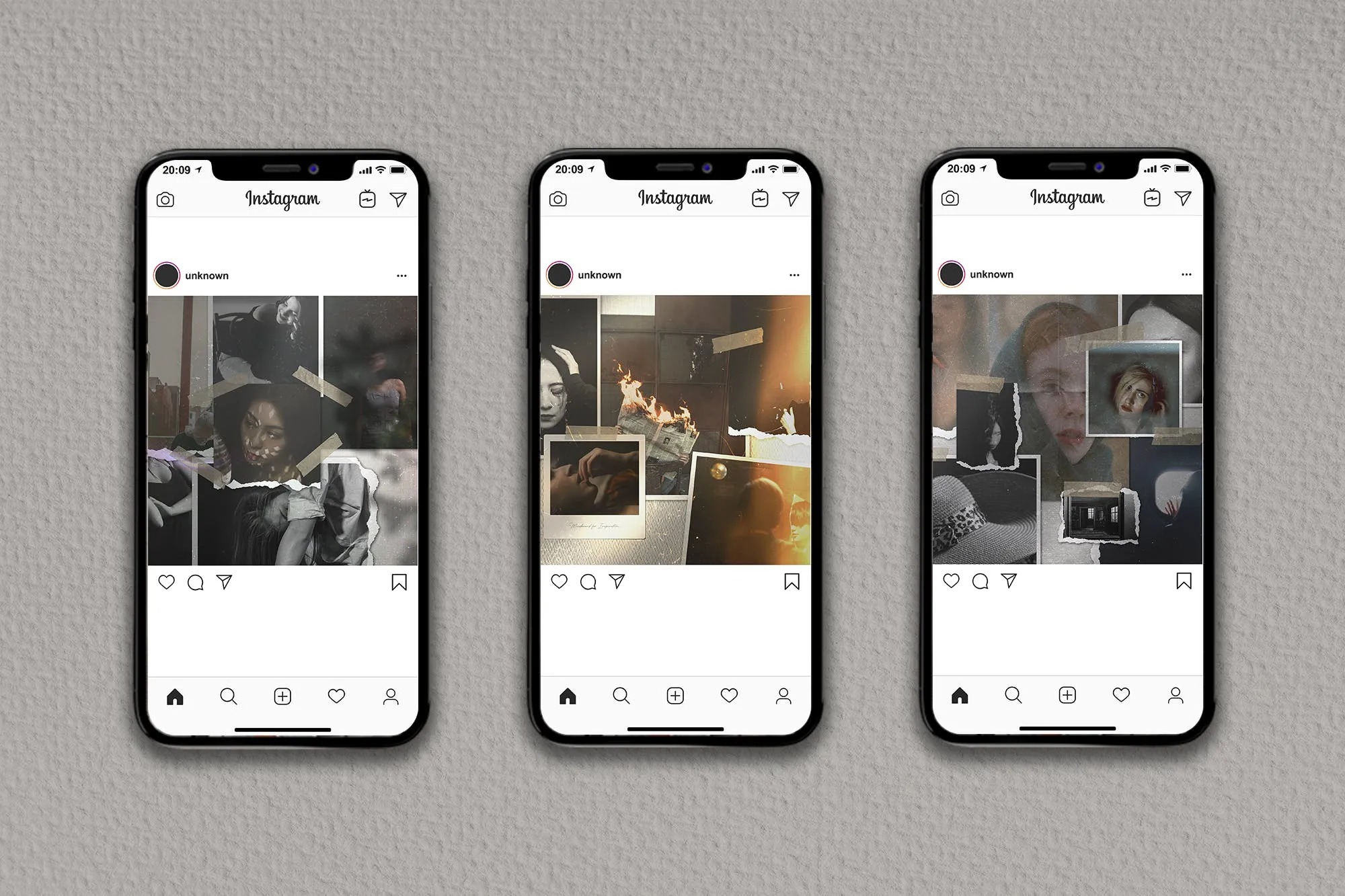 企业文化情绪板照片墙样机素材库精选模板 Moodboard Mockup Kit插图(2)