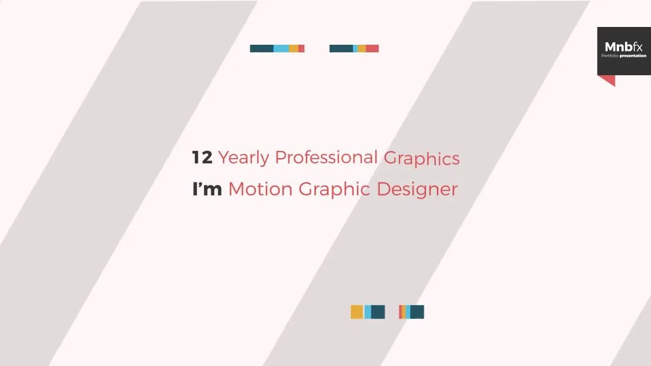 简洁有趣活力的组合简报像素设计精选AE模板