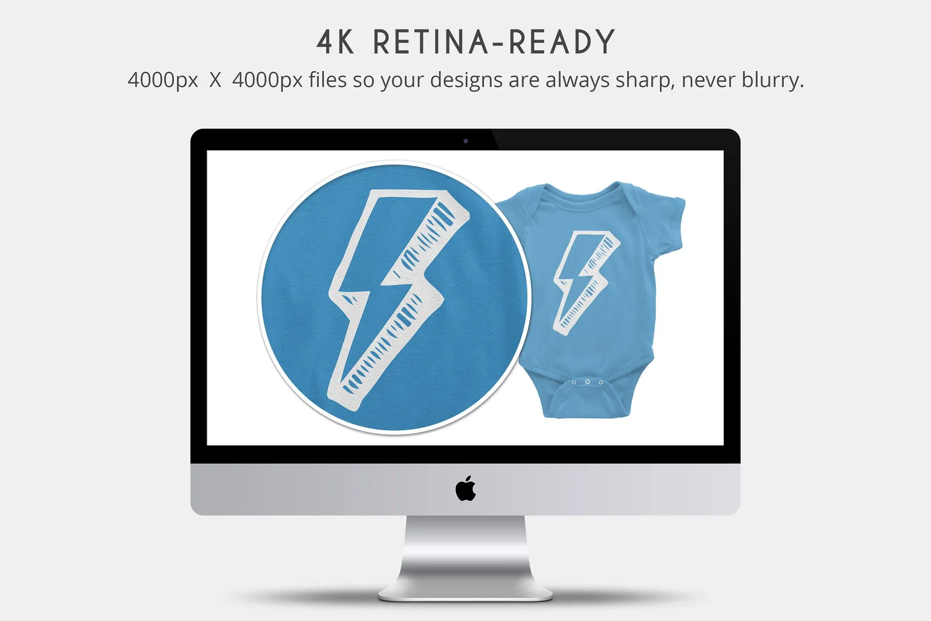 婴儿连体睡衣样机 Infant Lap Shoulder Onesie Mockups插图(1)