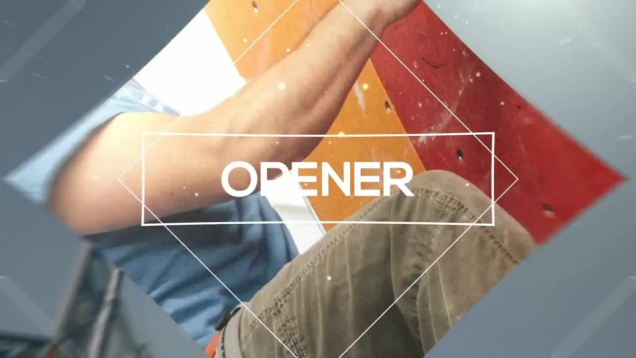 酷炫的菱形logo显示像素设计精选AE模板