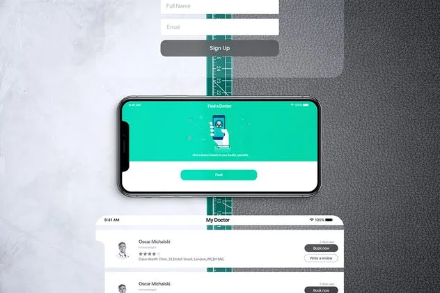 iPhone X应用程序演示设备样机V.1 Animated iPhone X MockUp V.1插图(2)