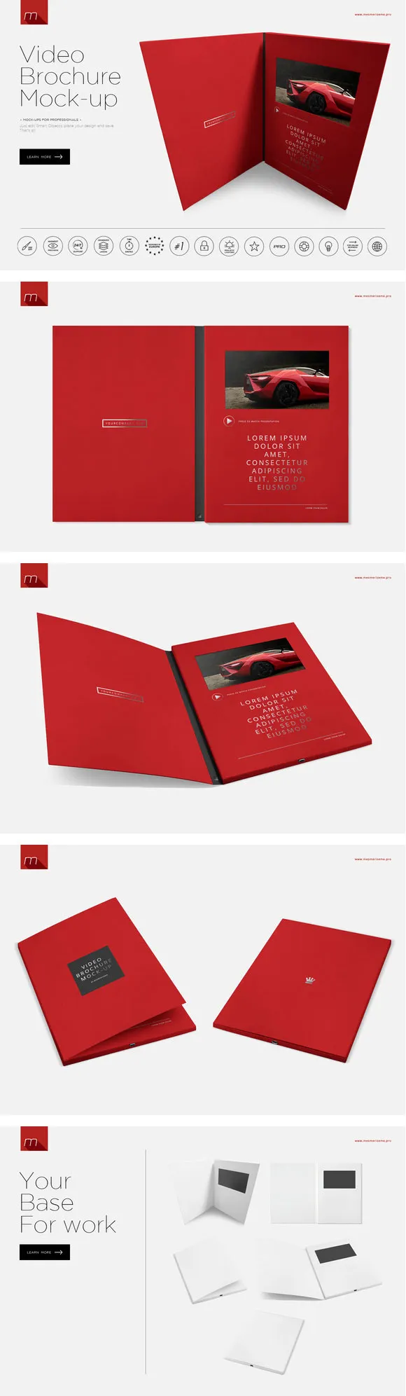 高端的电子画册Mockup下载[PSD]插图