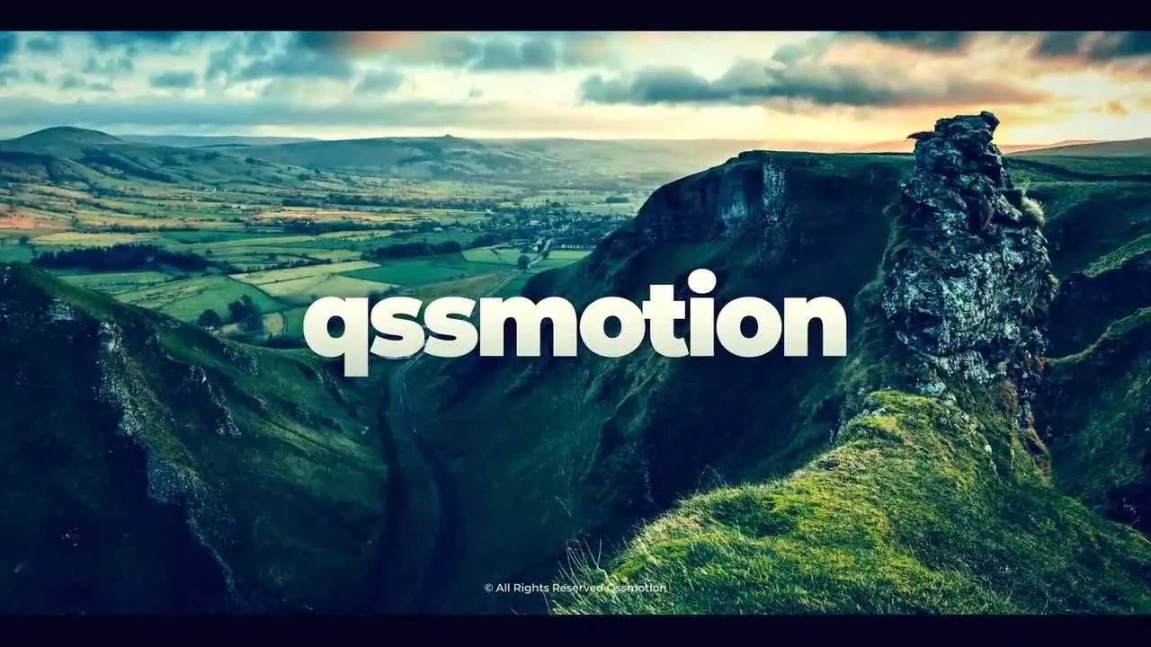 简洁干净的AE现代文本动态模板