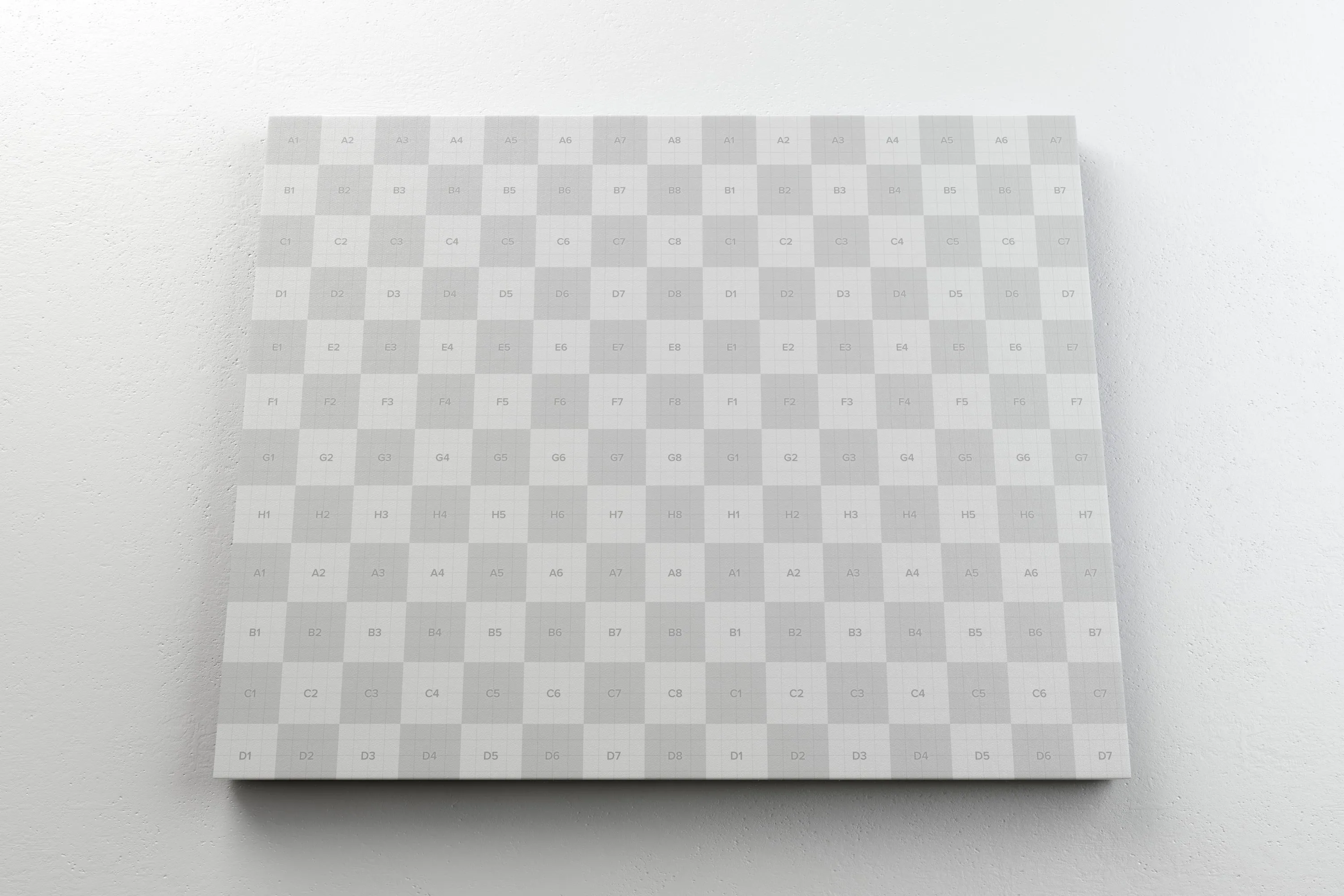 挂墙景观画布展览画框前视图样机素材 Landscape Canvas Frame Mockup Hanging on Wall in Front View插图(3)