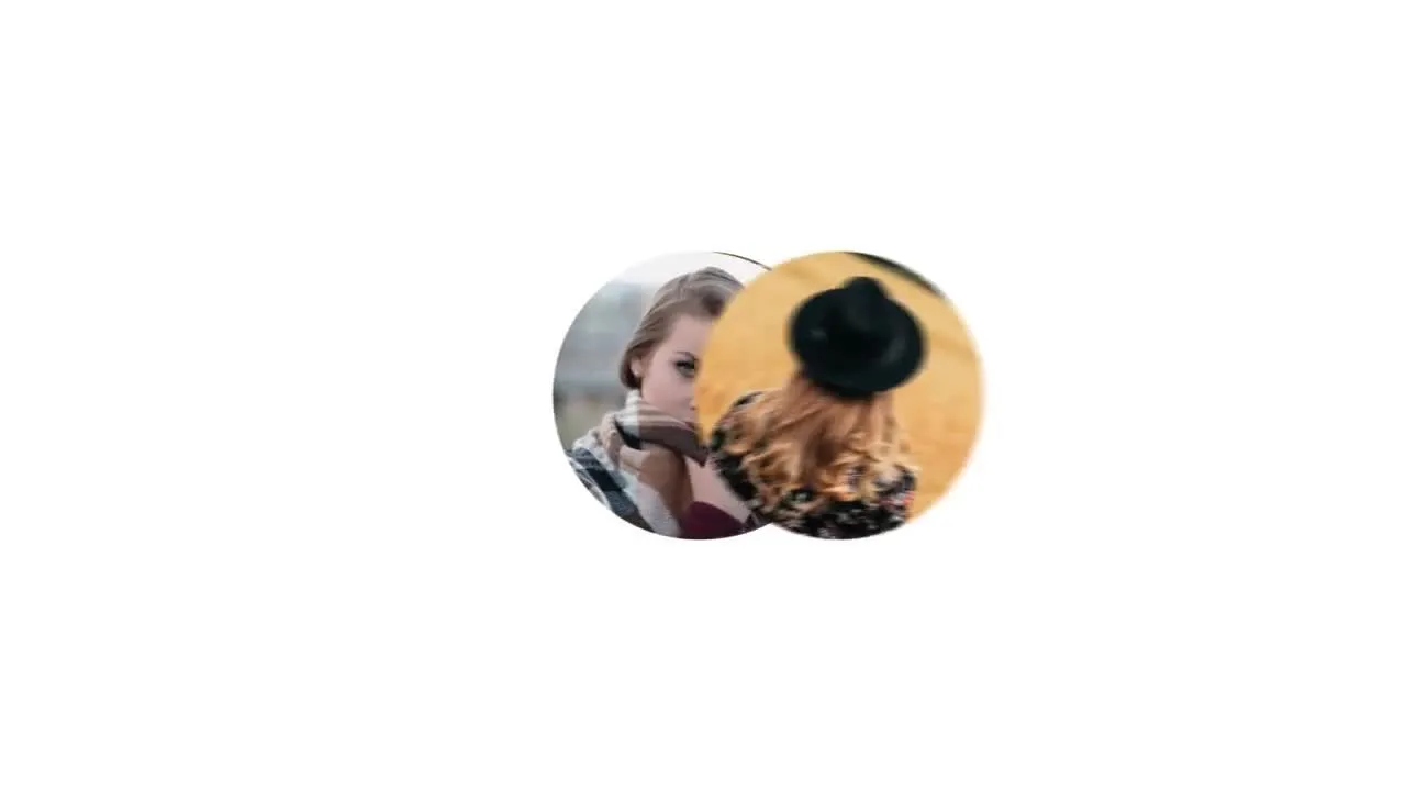 时尚现代的圆形徽标像素设计精选AE模板