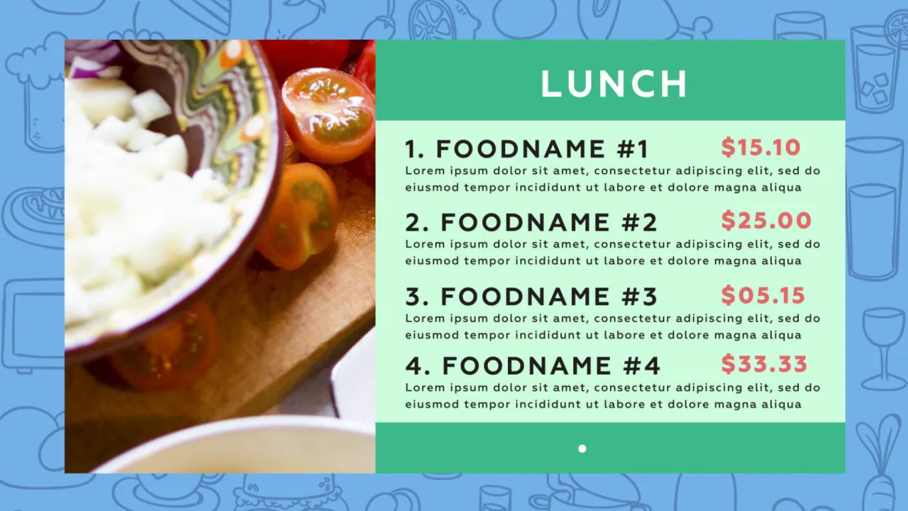 餐厅产品宣传促销像素设计精选AE模板