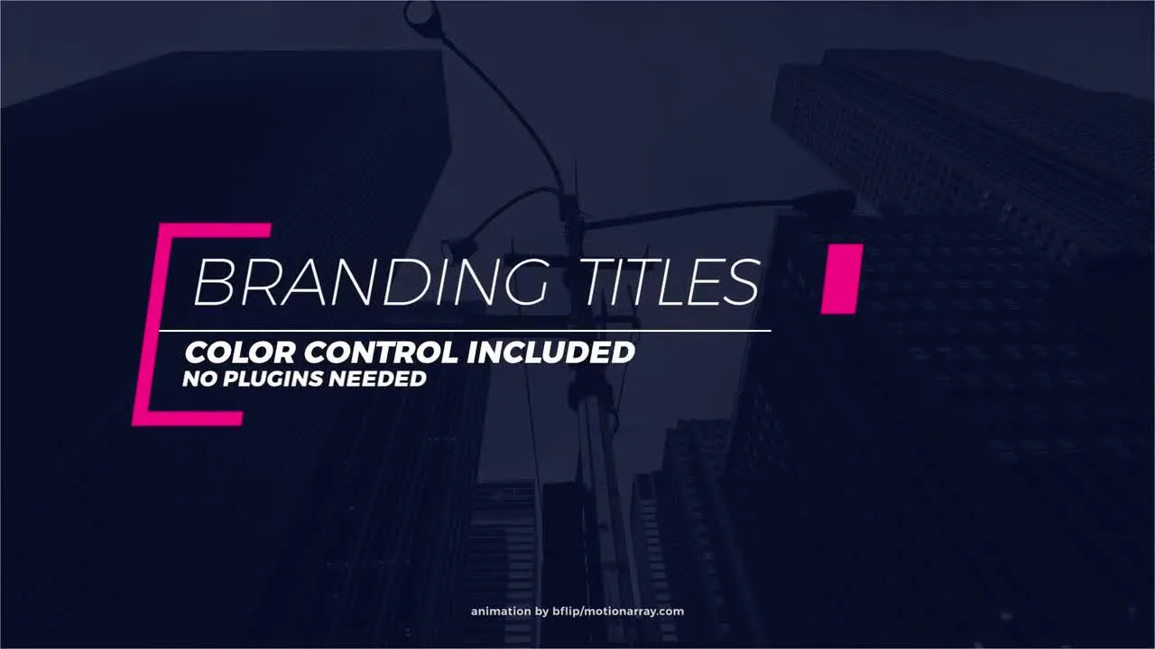 20个酷炫独特的全屏标题动画像素设计精选AE模板