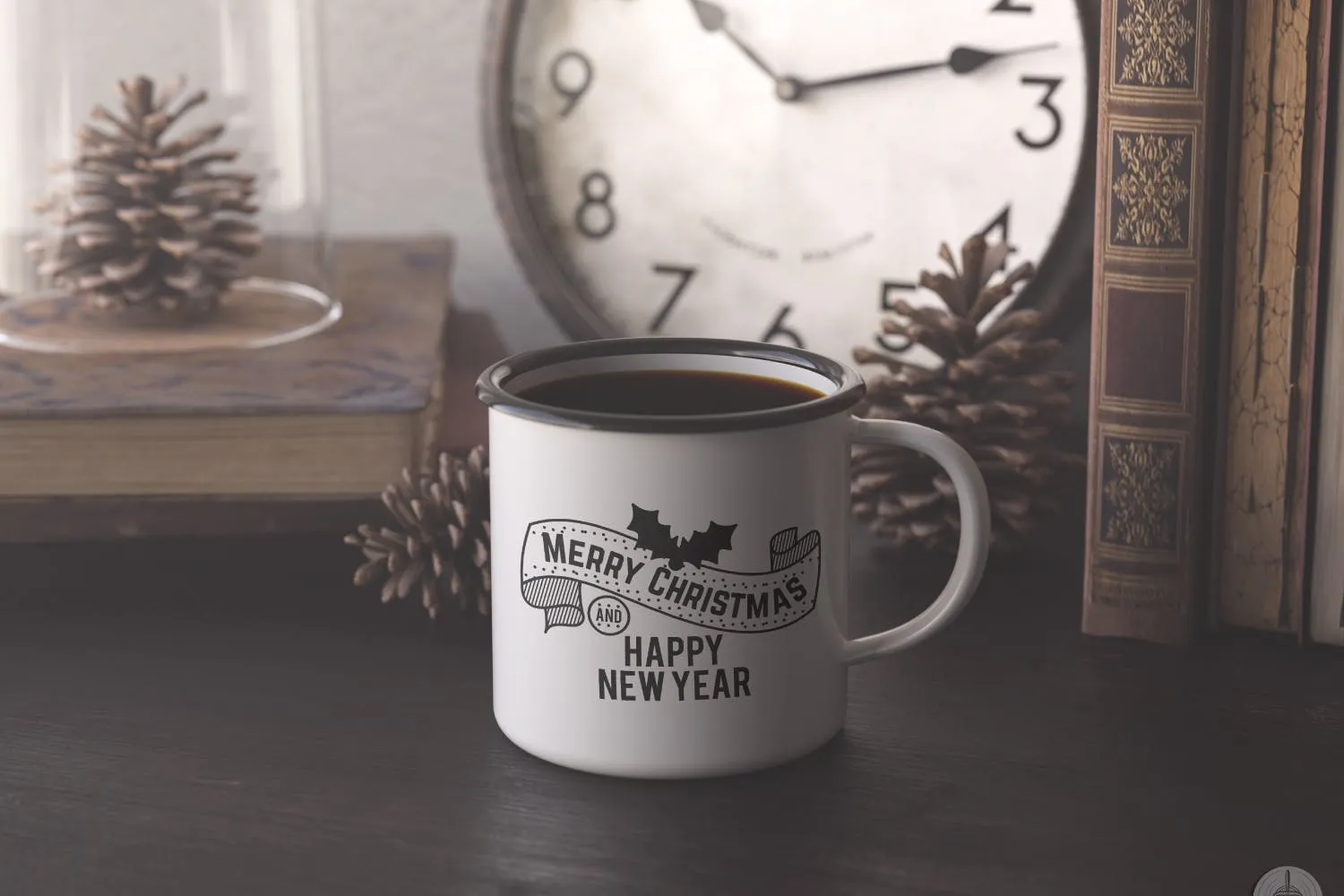 复古圣诞主题Logo/标签/徽章设计模板 Retro Christmas Overlays, New Year Labels & Badges插图(3)