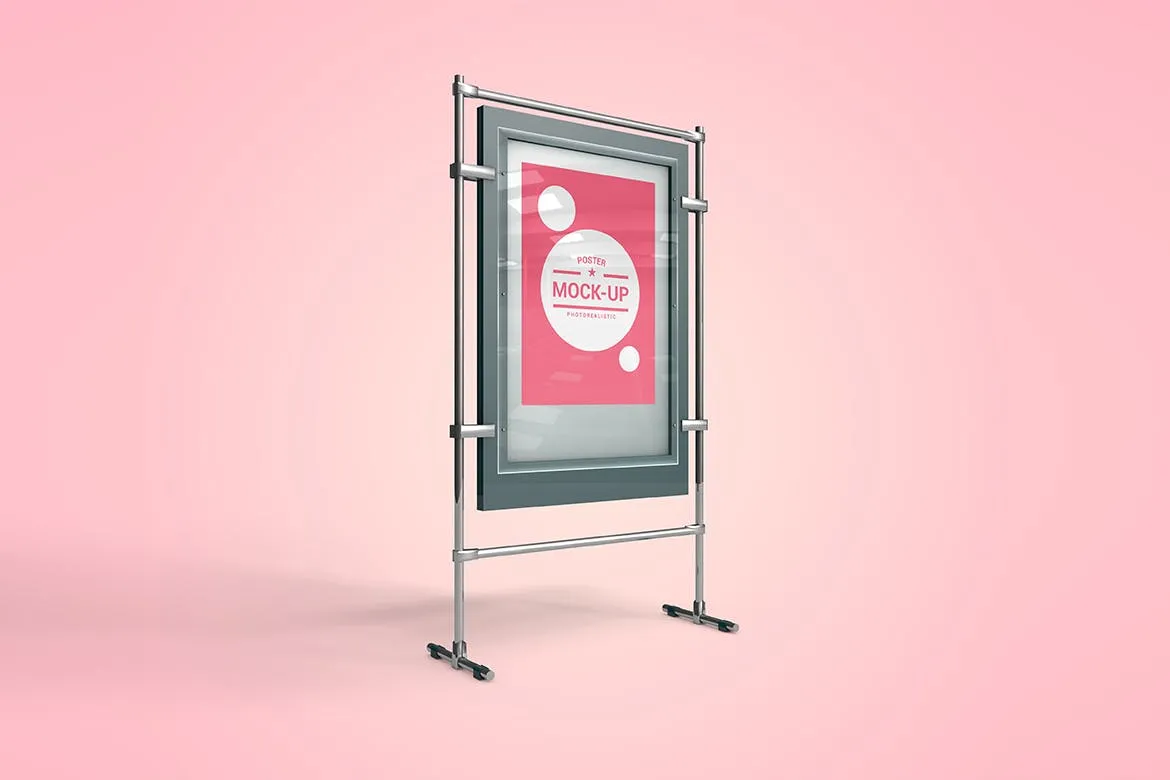 10个高品质的海报传单DM样机VI展示模型mockups插图(1)