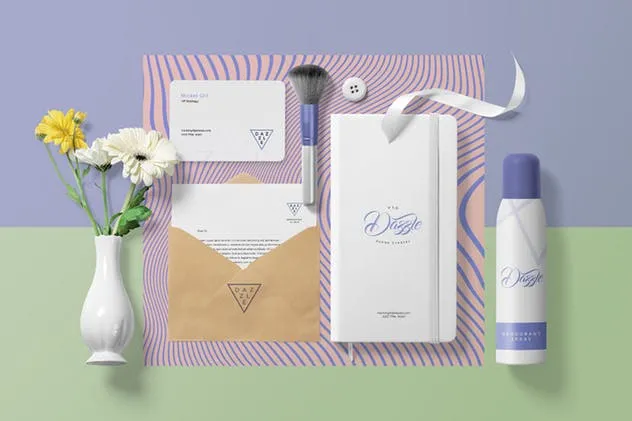 高级办公文具场景品牌VI设计展示样机 Premium Stationery Mockup Scenes插图(3)