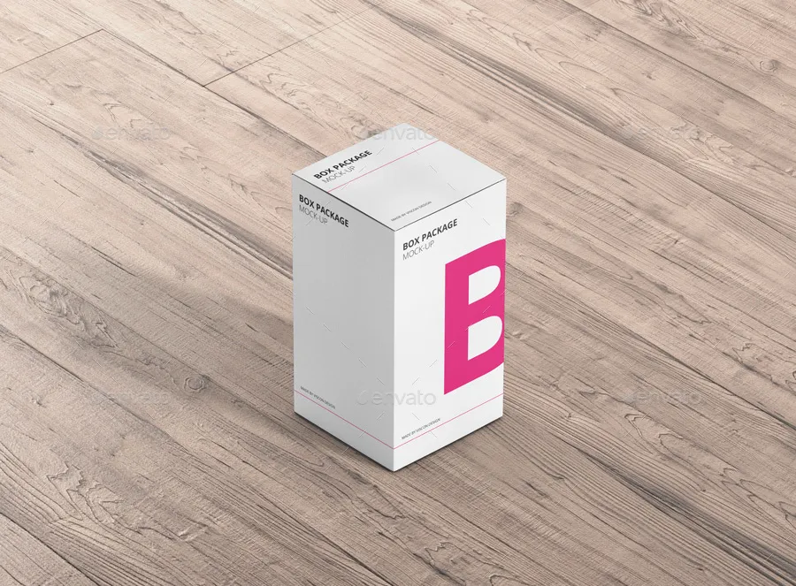 保健品药品包装外观展示样机 Package Box Mock-Up – Rectangle插图(5)