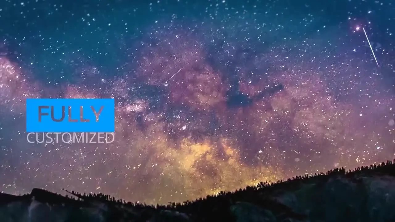 精美明亮的六角形幻灯片像素设计精选AE模板