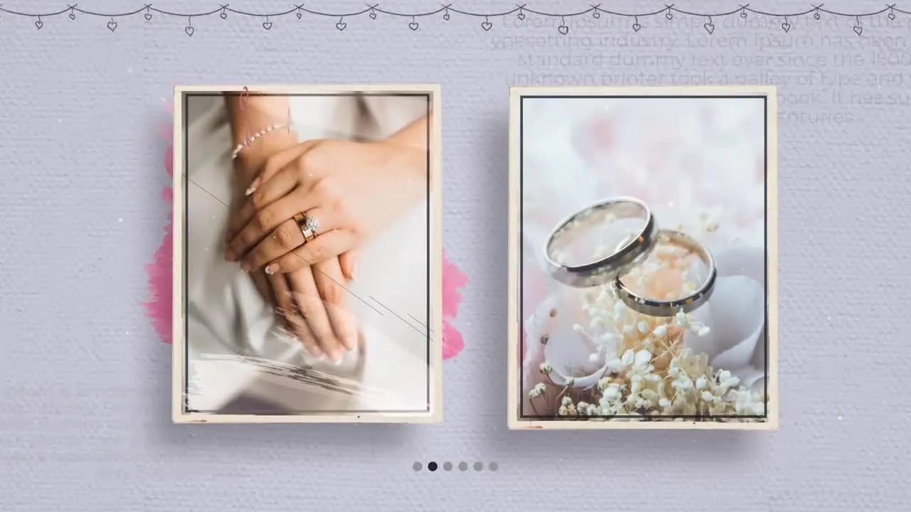 婚礼相册时尚设计的像素设计精选AE模板