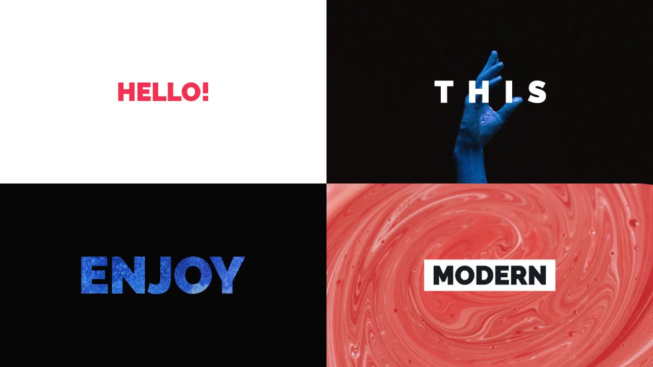 现代重踏开瓶器像素设计精选AE模板